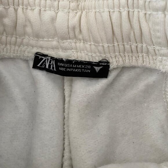 ZARA PLUSH JOGGING WIDE PANTS - Picture 3 of 8